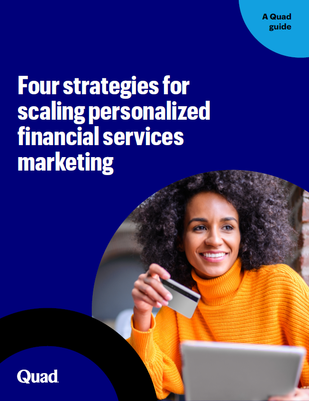 Four strategies for scaling personalized financial services marketing guide cover